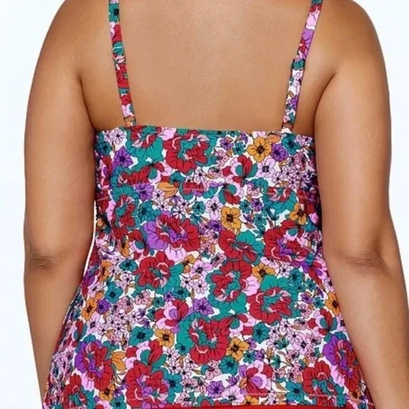 79. Raisins Cueve Aries Tankini Swim Top - Picture 2 of 3